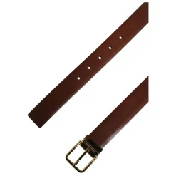 Classic Leather Metal Buckle Belt