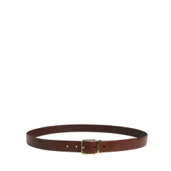 Classic Leather Metal Buckle Belt