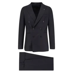 Costume Croisé avec Broche
