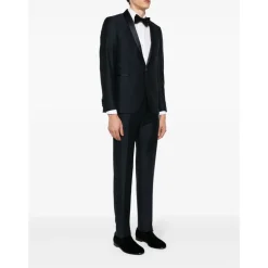 Costume croisé à col châle