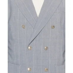 Costume croisé effet denim