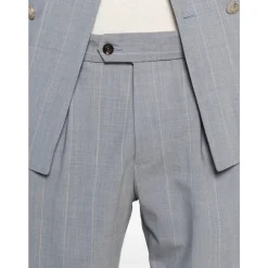Costume croisé effet denim