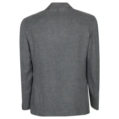 Costume Croisé à Revers Crantés