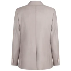 Costume en laine avec veste en soie