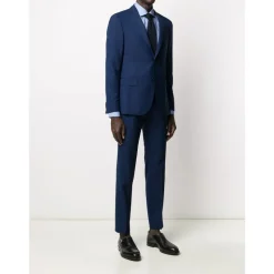 Costume en Laine Bleue pour Homme