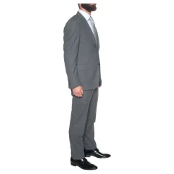 Costume en Laine Imprimée avec 2 Boutons