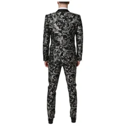 Costume Homme Jacquard MARTINI Noir Gris