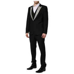 Costume MARTINI noir orné de cristaux
