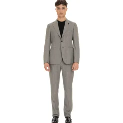 Costume Prince de Galles en Laine Grise