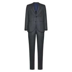 Costume à rayures simple boutonnage