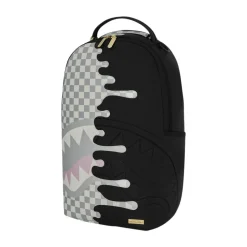 Cream Check Side Drip Backpack