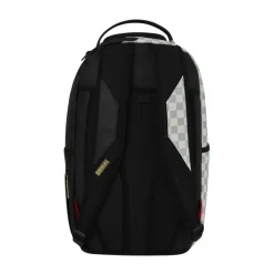 Cream Check Side Drip Backpack