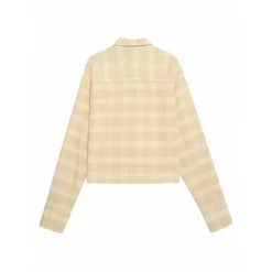 Cropped Check Shirt