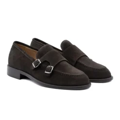 23070-C-VS3.EBONY Mocassin à double boucle