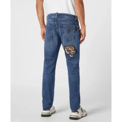 Denim Trousers Super Straight Cut Tattoo