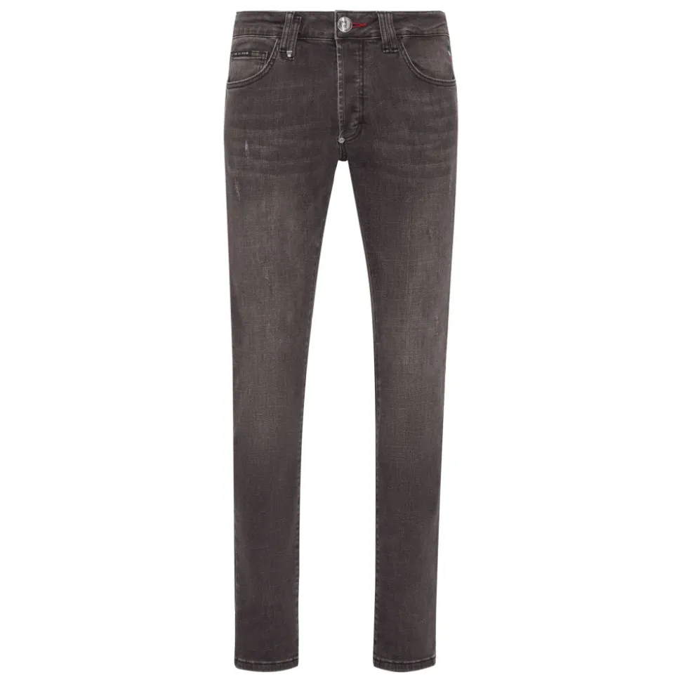 Denim Trousers Super Straight Cut Basic