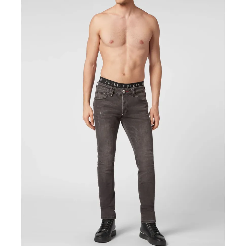 Denim Trousers Super Straight Cut Basic