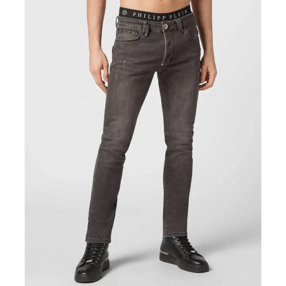 Denim Trousers Super Straight Cut Basic