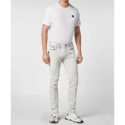 Denim Trousers Super Straight Cut Skull&Bones