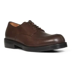 Derbies en cuir à lacets