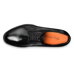 Derbies à lacets en cuir confectionnées à la main