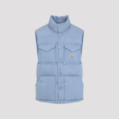 Doudoune sans manches Ervional en denim