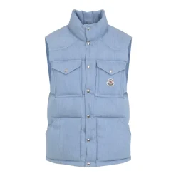Doudoune sans manches Ervional en denim