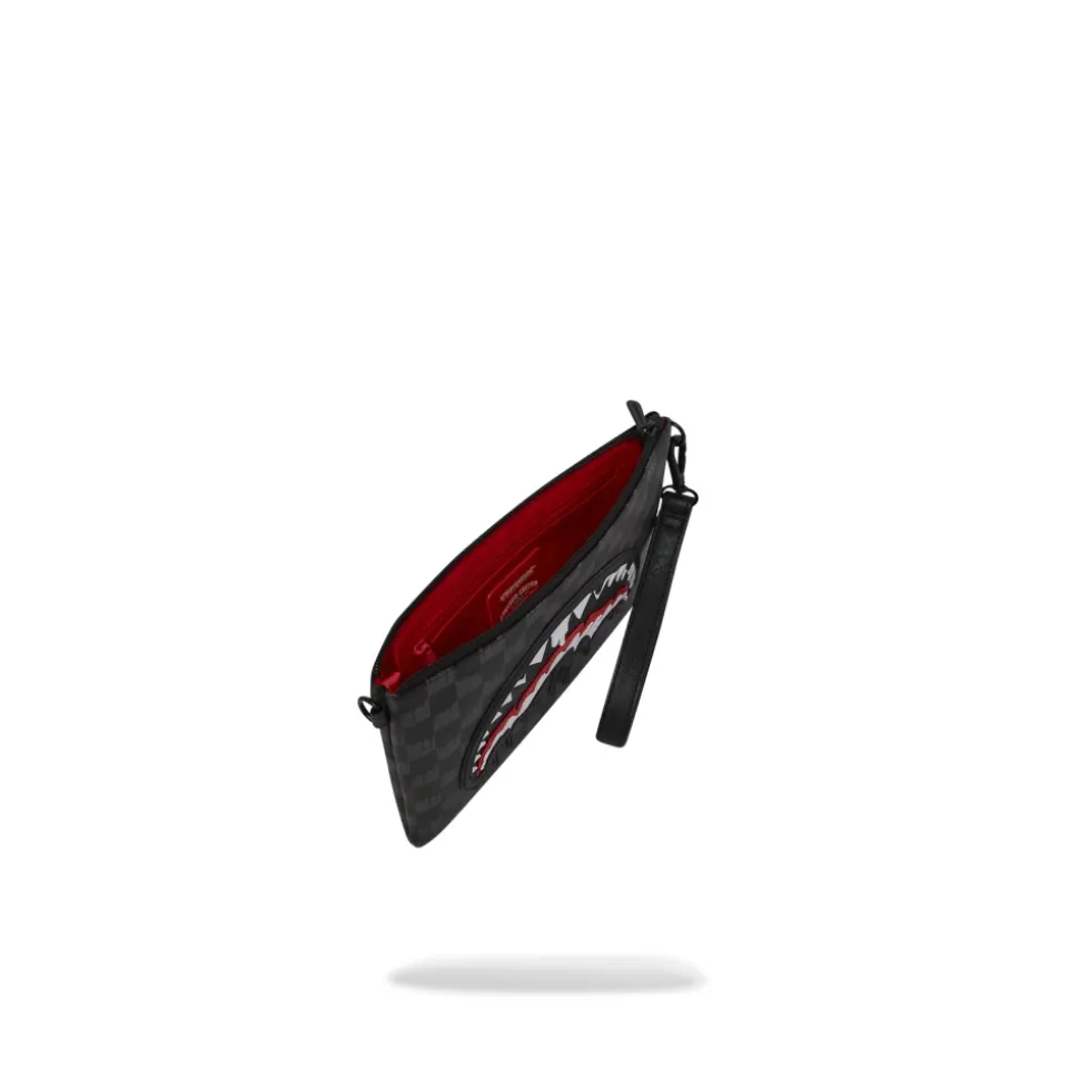 Dripping Sharks In Paris Crossover Clutch
