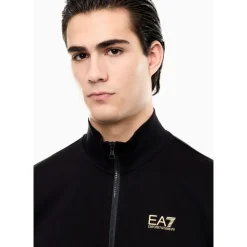 Ensemble de survêtement zippé avec logo sur la poitrine