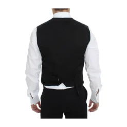 Gilet Robe Noir Élégant