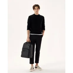 Grand sac à dos en cuir pour homme