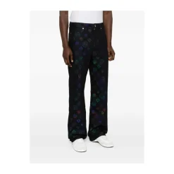 Heatmap Monogram Denim Jeans