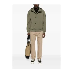 Hooded Zip Bomber Jacket