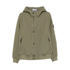 Hooded Zip Bomber Jacket