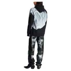 Hoodie imprimé trompe-l'œil T-shirt