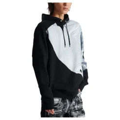 Hoodie imprimé trompe-l'œil T-shirt