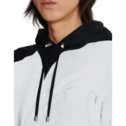 Hoodie imprimé trompe-l'œil T-shirt