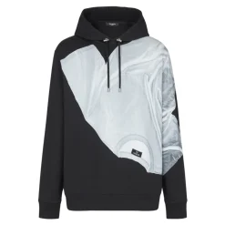 Hoodie imprimé trompe-l'œil T-shirt