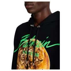 Hoodie imprimé Universe logo et planète