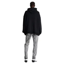Hoodie with embroidered badges
