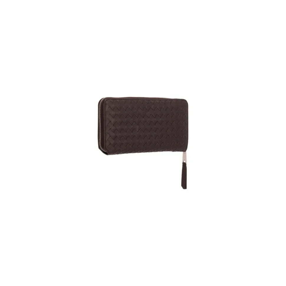 Intrecciato Piccolo Zip Around Wallet