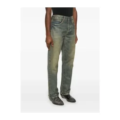 Jean Bleu Classique avec Patch Logo
