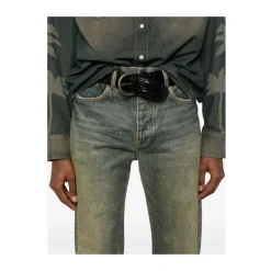 Jean Bleu Classique avec Patch Logo