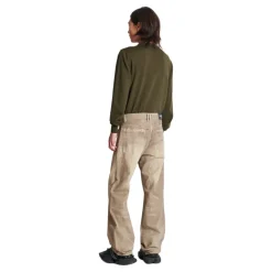 Jean loose en denim Beige wash