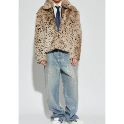 Jeans avec cristaux scintillants