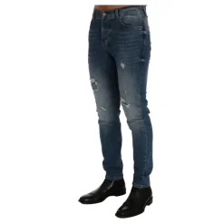 Jean Slim Fit Bleu Lavé