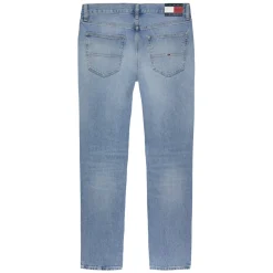 Jean Slim Fit Jambe Droite Bleu