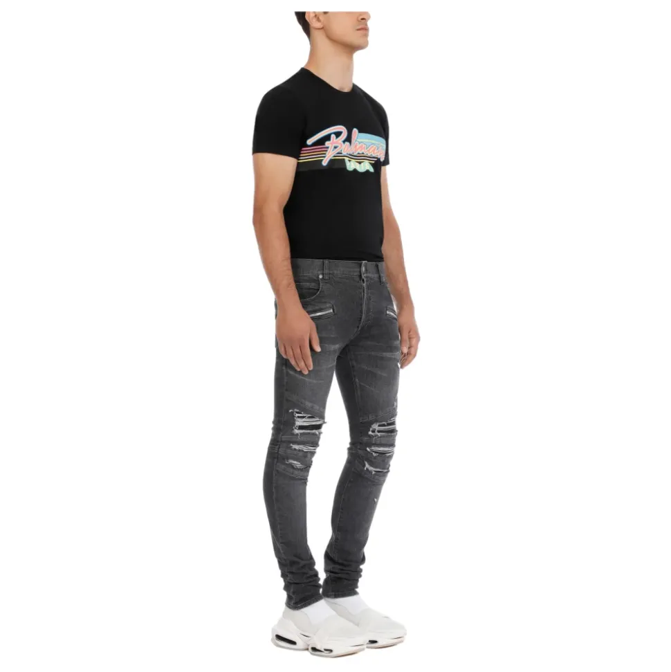 Jeans Slim-fit en coton
