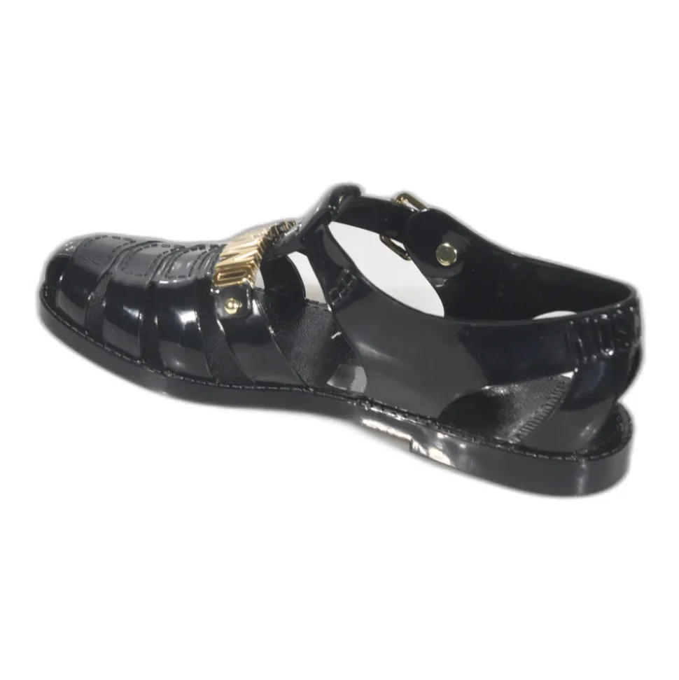Jelly Logo Lettering Sandals