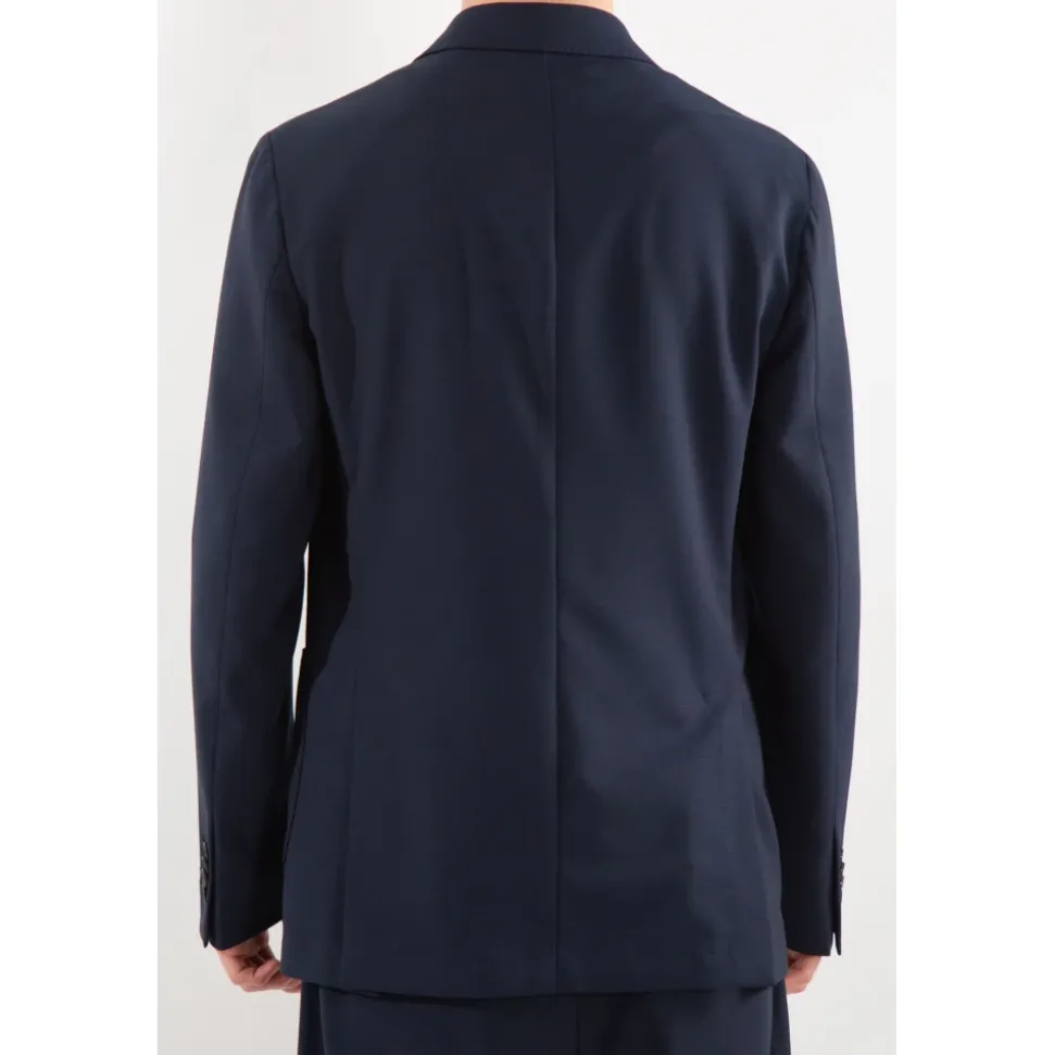 Élégant Costume Croisé en Laine